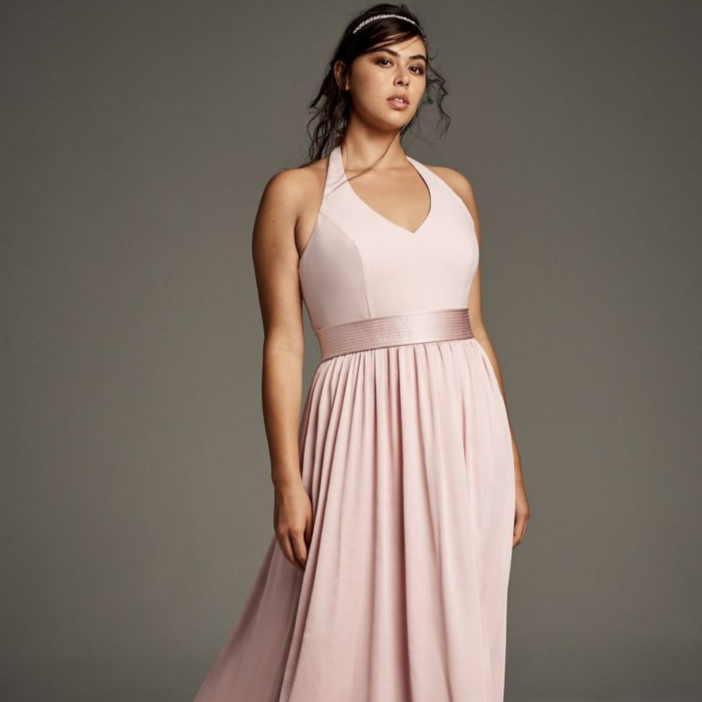 Vera wang white bridesmaids dress